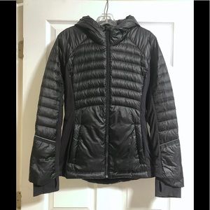 Lululemon Down For A Run Jacket Black 6 Like New!